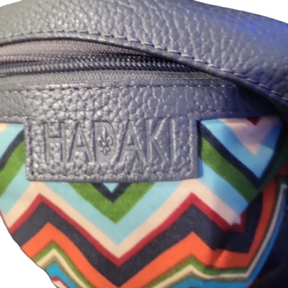 Hadaki Pebbled Leather Susan Crossbody Gray - Picture 4 of 9